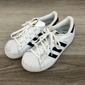 Adidas kids superstar Sz 3 white/navy